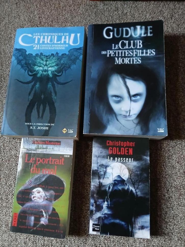 bel ensemble d'horreur cthulhu et gudule golden ...., Boeken, Thrillers, Ophalen of Verzenden