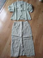 Vintage deux pièces van xandres, Kleding | Dames, Rokken, Vintage, Verzenden, Maat 42/44 (L), Groen