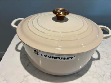 NIEUWE Le Creuset braadpan Meringue 28 cm in doos beschikbaar voor biedingen