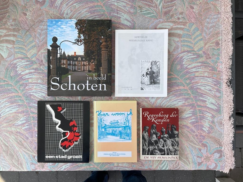 Schoten, Merksem Antwerpen, Kempen, Mortsel, Merksplas, Boeken, Ophalen, Gelezen