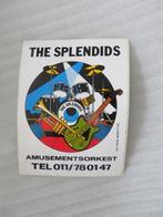 vintage sticker amusementsorkest The Splendids Hasselt, Verzenden, Zo goed als nieuw, Film, Tv of Omroep