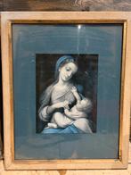 Religieuze afbeelding van Maria met kindje Jezus, Antiek en Kunst, Kunst | Schilderijen | Klassiek, Ophalen