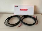 TELLURIUM Q BLACK II (2 x 2,5 m) - zo goed als nieuw, Audio, Tv en Foto, Audiokabels en Televisiekabels, Ophalen of Verzenden