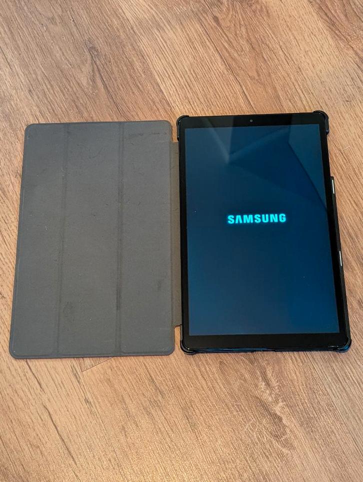 Samsung Galaxy Tab A 32GB (étui avec support)., Informatique & Logiciels, Android Tablettes, Comme neuf, Wi-Fi et Web mobile, 10 pouces