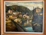 peinture HOFFMANN, Mett (1914-1993) 1942 huile ‘Rue Mohrfeld, Ophalen of Verzenden