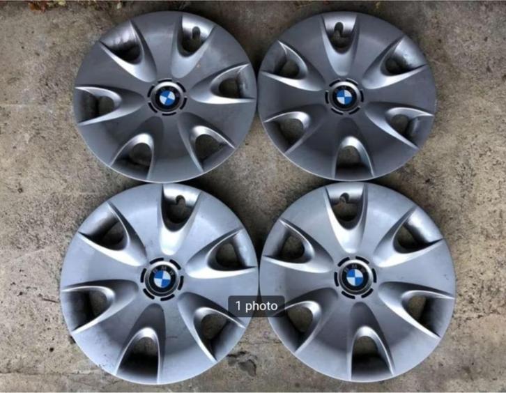 4 BMW 16 inch wieldoppen in goede staat, Auto diversen, Wieldoppen, Gebruikt, Ophalen
