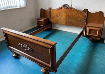 VANDAAG AFHALEN= 25€ voor 2persoonsbed + 2 nachtkastjes beschikbaar voor biedingen