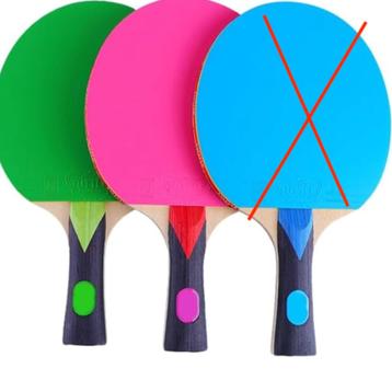 2 nouvelles palettes de ping-pong - palette de tennis de tab, Enlèvement ou Envoi, Neuf, Table d'intérieur