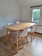 Eettafel + 4 stoelen, Huis en Inrichting, Ophalen, Nieuw, Vier personen