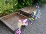 4 steps en kinderfietsje en zandbak, Fietsen en Brommers, Steps, Ophalen