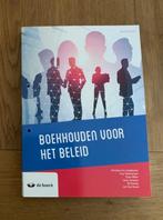 Boekhouden voor het beleid, Boeken, Studieboeken en Cursussen, Ophalen, Zo goed als nieuw, Hoger Onderwijs