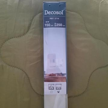 Rolgordijn decosol, Enlèvement, Comme neuf, Blanc