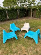 Ikea Bunso tuinstoel set van 4, Tuin en Terras, Tuinstoelen, Ophalen, Gebruikt