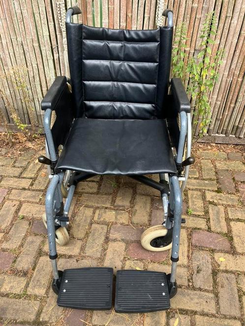 Degelijke opvouwbare rolstoel Vermeiren eclips+, Diversen, Rolstoelen, Zo goed als nieuw, Ophalen