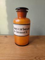 Oude grote medicijnpot met etiket, Ophalen of Verzenden