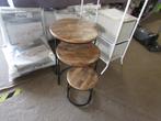 3 Nieuw bijzettafels 145 euro compleet., Ophalen, Nieuw