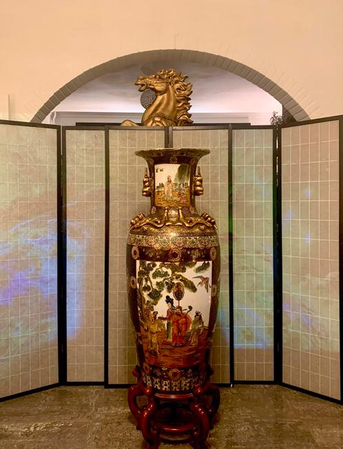 BIG PALATIAL VASE 1,25M SYMBOL OF RICHNESS FROM FENG SHUI, Antiek en Kunst, Antiek | Porselein, Ophalen