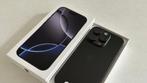 Apple iphone 16 PRO 128 GB Black Titanium, Ophalen of Verzenden, Zo goed als nieuw, Apple iPhone