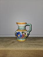 Vaas Da Basso keramiek vintage hand gedecoreerd italiaans, Ophalen of Verzenden