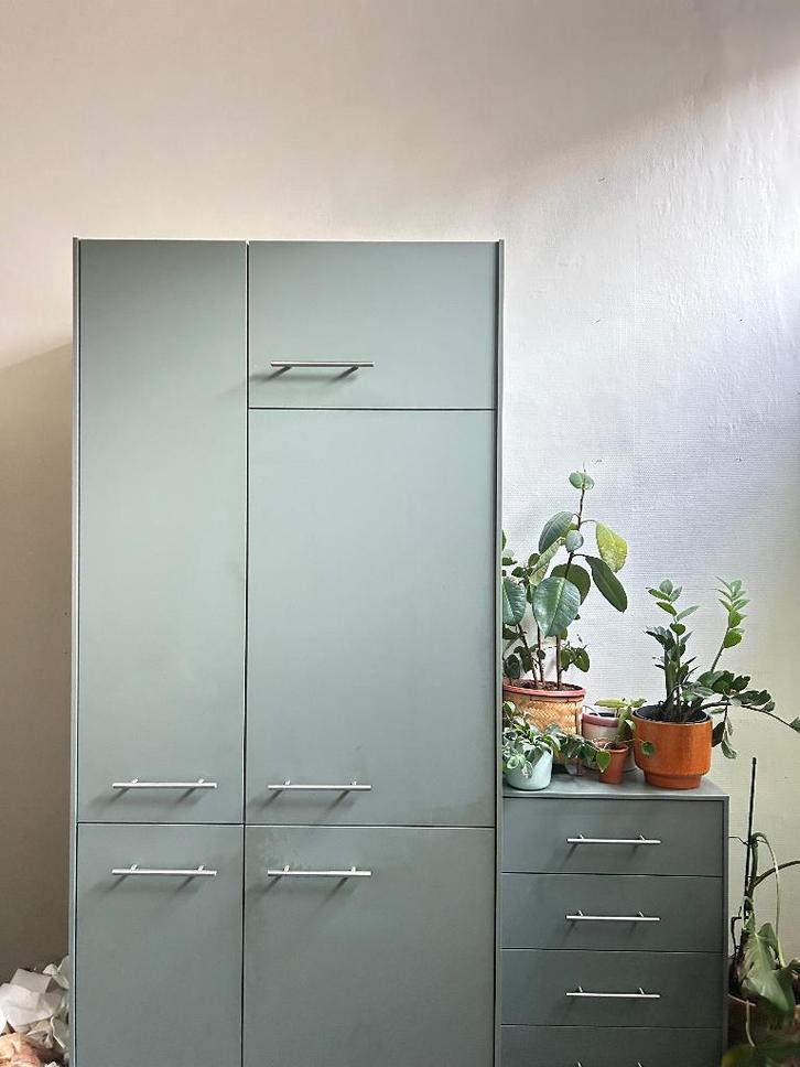 Frigo en vriezer kast, Electroménager, Congélateurs, Utilisé, Enlèvement