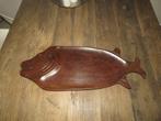 vintage schaal serveerschaal Vis Art Deco hout, Antiek en Kunst, Curiosa en Brocante, Ophalen of Verzenden