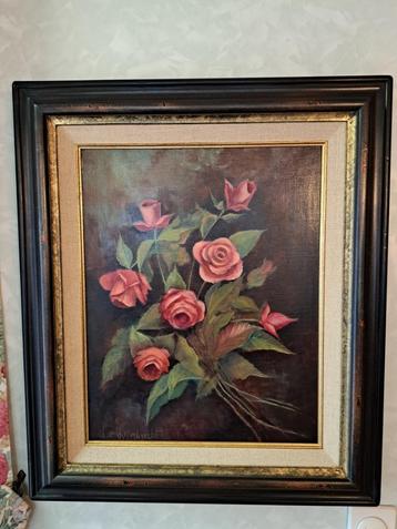 Schilderij rozen beschikbaar voor biedingen
