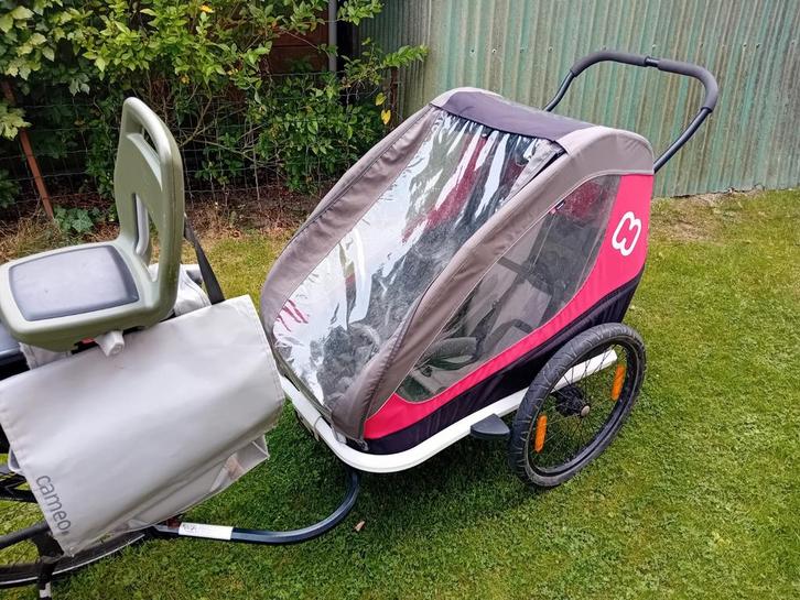 Fietskar Hamax, Fietsen en Brommers, Fietsaccessoires | Aanhangwagens en Karren, Gebruikt, Ophalen