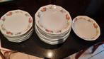 winterling servies met bloemen, Bord(en), Gebruikt, Ophalen of Verzenden