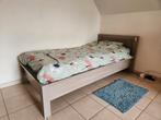 Bed met lattenbodem en matras, Maison & Meubles, Chambre à coucher | Chambres à coucher complètes, Comme neuf, Enlèvement ou Envoi