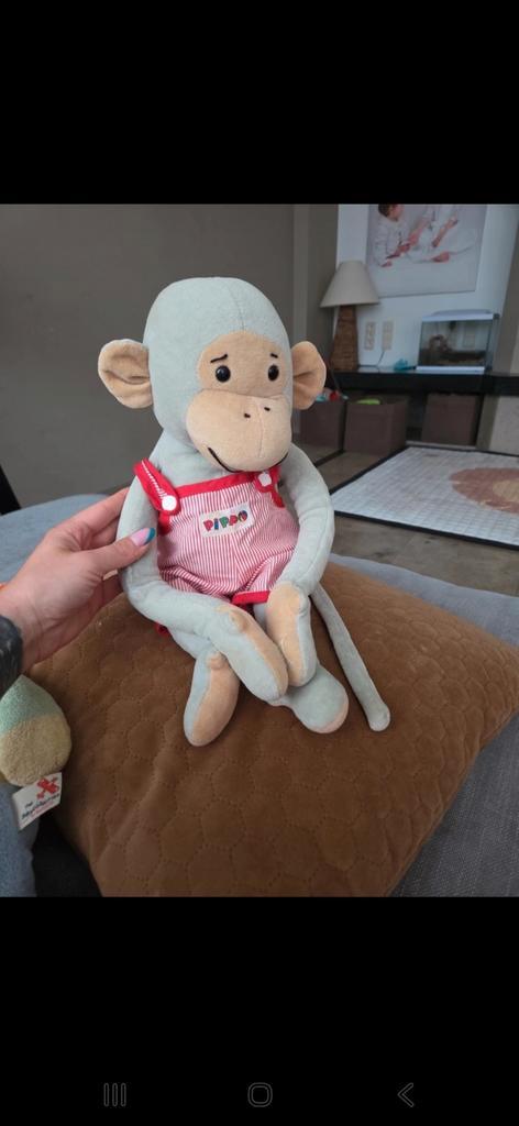 Pippo/popi aap van ajena uit 1996, Kinderen en Baby's, Speelgoed | Knuffels en Pluche, Zo goed als nieuw, Ophalen of Verzenden