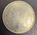 Munt Albert I 50 cent van 1912, Zilver, Ophalen of Verzenden, Losse munt, Zilver