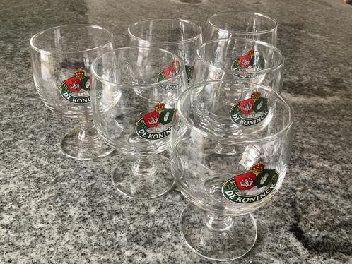 6 SPLINTERNIEUWE GLAZEN PRINSKE DE KONINCK(bolleke), Verzamelen, Glas en Drinkglazen, Nieuw, Bierglas, Ophalen of Verzenden