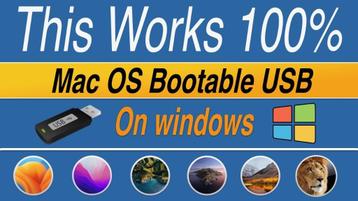 USB BOOTABLE MAC OS DE VOTRE CHOIX beschikbaar voor biedingen