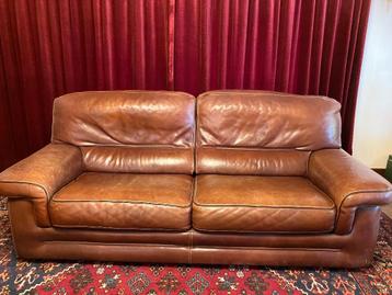 Lederen sofa beschikbaar voor biedingen