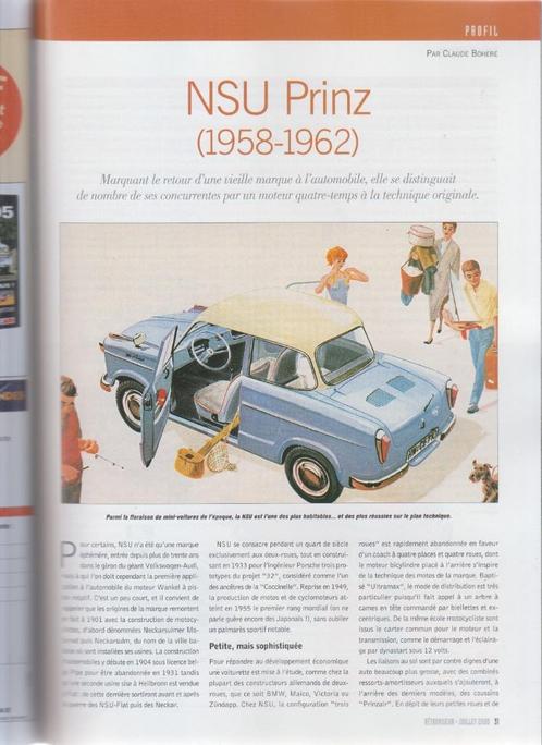 NSU Prinz voiturette microcar kleinwagen collection, Boeken, Auto's | Boeken, Gelezen, Verzenden