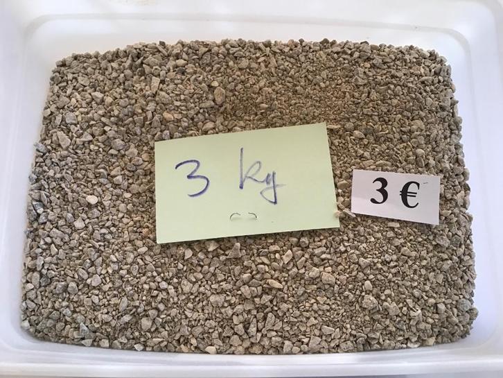aquarium grint (grind) : 3 verschillende soorten, Dieren en Toebehoren, Vissen | Aquaria en Toebehoren, Zo goed als nieuw, Ophalen of Verzenden
