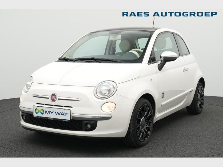 Fiat 500 500 1.2i Lounge, Auto's, Fiat, Bedrijf, ABS, Airbags, Airconditioning, Boordcomputer, Elektrische ramen, Open dak, Benzine