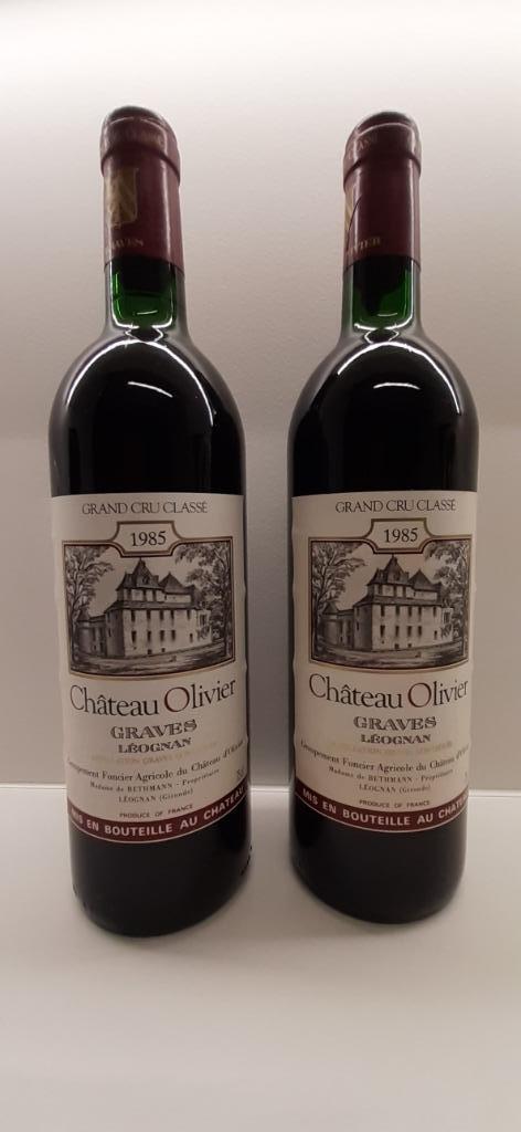 Château Olivier grand cru classé, Pessac-Léognan, France, Collections, Vins, Comme neuf, Vin rouge, France, Pleine, Enlèvement