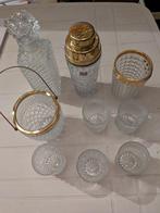 EB glas karaf + glazen antiek, Antiek en Kunst, Ophalen