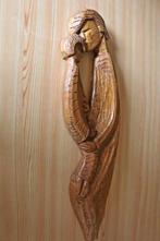 Houtsculptuur, Antiek en Kunst, Kunst | Beelden en Houtsnijwerken, Ophalen