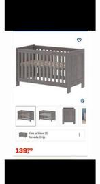 Grijze ledikant babybed, Kinderen en Baby's, Babywiegjes en Ledikanten, Ophalen, Ledikant