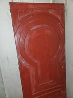 Porte bois moulurée d'inspiration asiatique (PO01), Maison & Meubles, Enlèvement, Utilisé