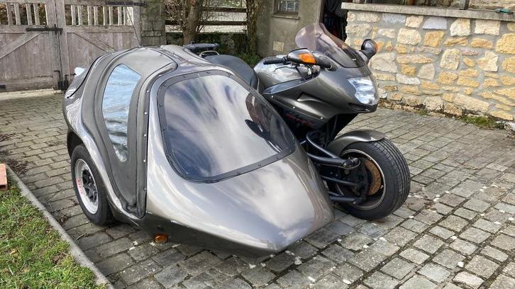Honda CBR 1100XX zijwagen + RDS cocoonmand, Motoren, Motoren | Zijspanmotoren, 4 cilinders, Ophalen