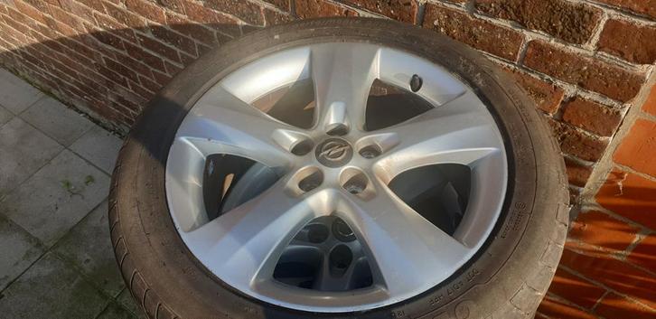 4 Opel Astra J velgen zomerband 215/50R 17 V + 2 winterbande, Auto-onderdelen, Banden en Velgen, Band(en), Zomerbanden, Ophalen