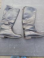 bottes en cuir pointure 40, Hoge laarzen, Zwart, Ophalen of Verzenden, Gedragen