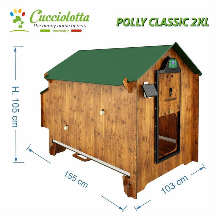 Trespa Kippenhok Classic 2XL, Dieren en Toebehoren, Pluimvee | Toebehoren, Nieuw, Kippenhok of Kippenren, Ophalen of Verzenden