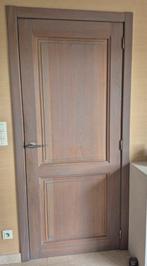 Massief eiken binnendeuren met bekleding en klinken, Doe-het-zelf en Bouw, Deuren en Vliegenramen, Ophalen, Zo goed als nieuw