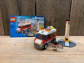 Lego City satelliet lanceerplatform, set 3366, Enlèvement, Utilisé, Ensemble complet, Lego