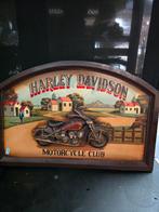 Vintage harley davidson bord, Ophalen of Verzenden