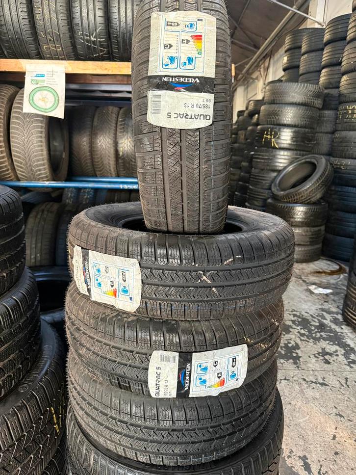 185/70/13 Vredestien. Neuf avec montage et équilibrage, Autos : Pièces & Accessoires, Commande, Enlèvement